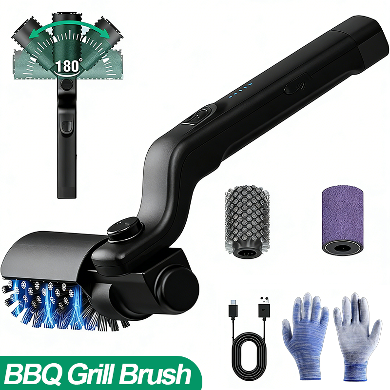 Camping Cooking Range - Outdoor Camping Electric BBQ Grill Brush