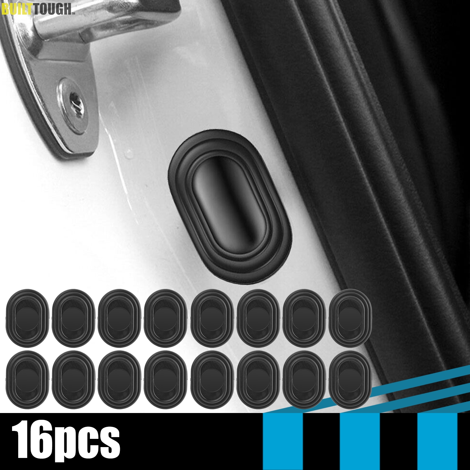Aluminum Foil Heavy Duty - 16pcs Car Door Anti-shock Silicone Pad
