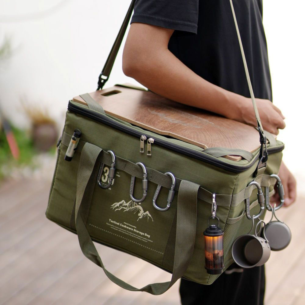 Camping Cooking Utensil Bag - 36L Tactics Picnic Bag Waterproof Travel