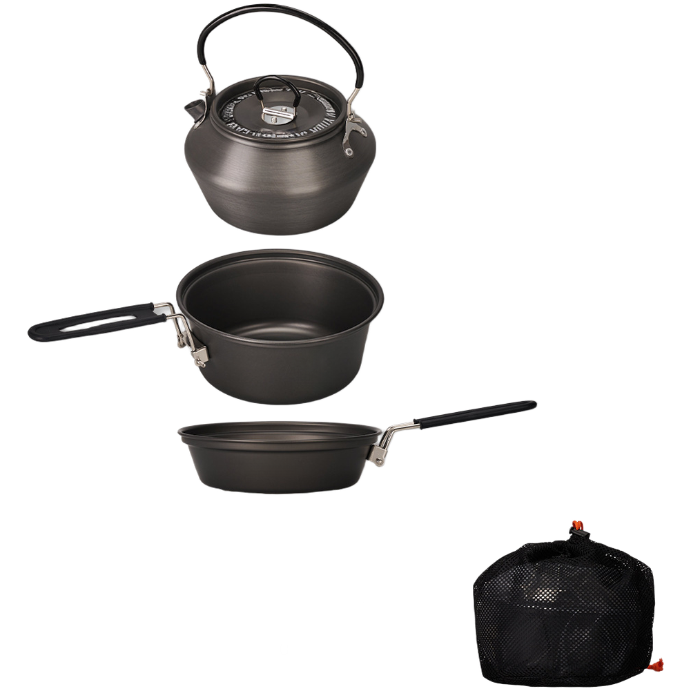 Camping Outdoor Cooking Set - Lightweight Aluminum Alloy Camping Cookware Set