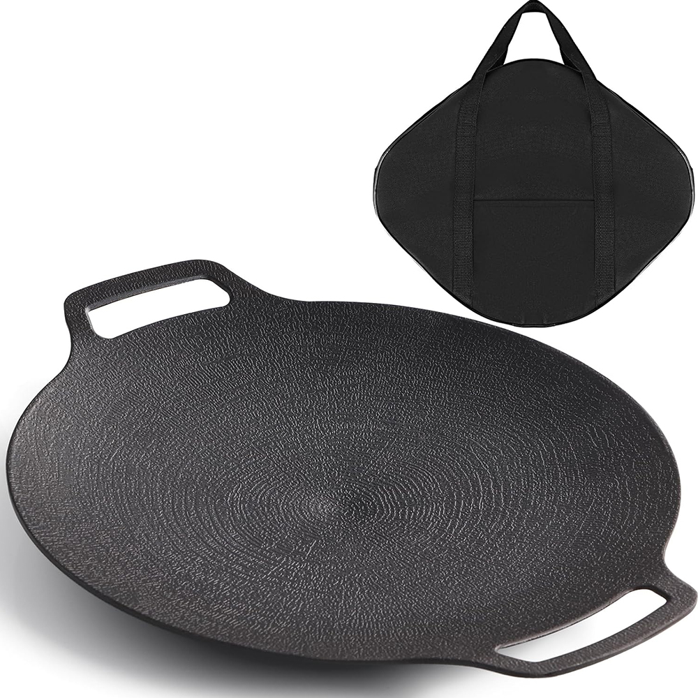 Camping Cooking Range - Korean BBQ Grill Pan Non-stick Cast
