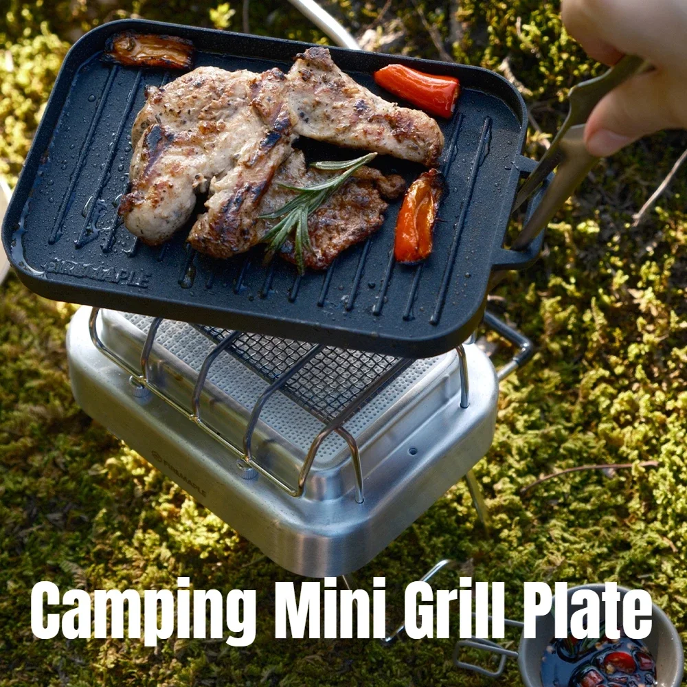 Camping Cooking Hot Plate - Mini Grill Plate Set Thickened Heat-resistant