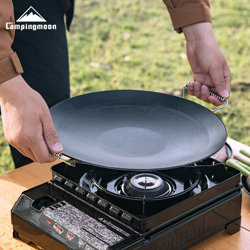 Camping Cooking Hot Plate - Campingmoon GRW-27F/GRW-33F Camping Outdoor Cookware Set