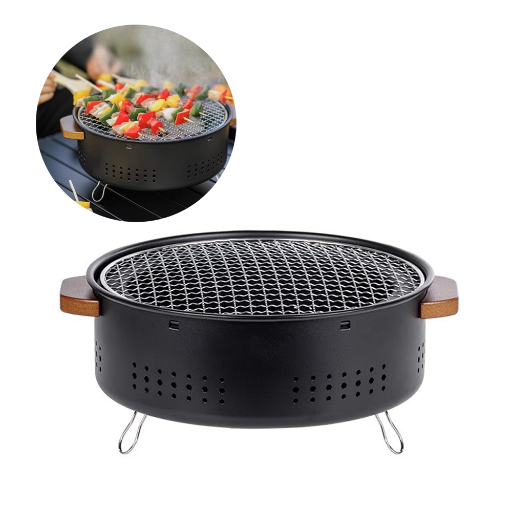 Camping Cooking Range - Camping Gear Outdoor Barbecue Griddle Round