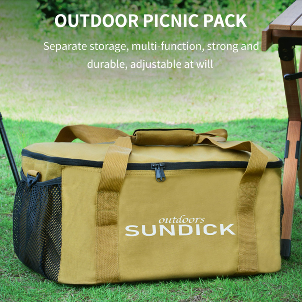 Camping Cooking Utensil Bag - Outdoor Picnic Bag Waterproof Camping Travel