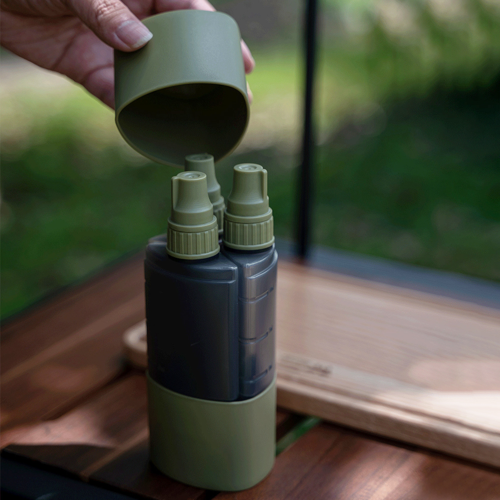 Quechua Camping Cooking Set - 3 In 1 Outdoor Camping Seasoning