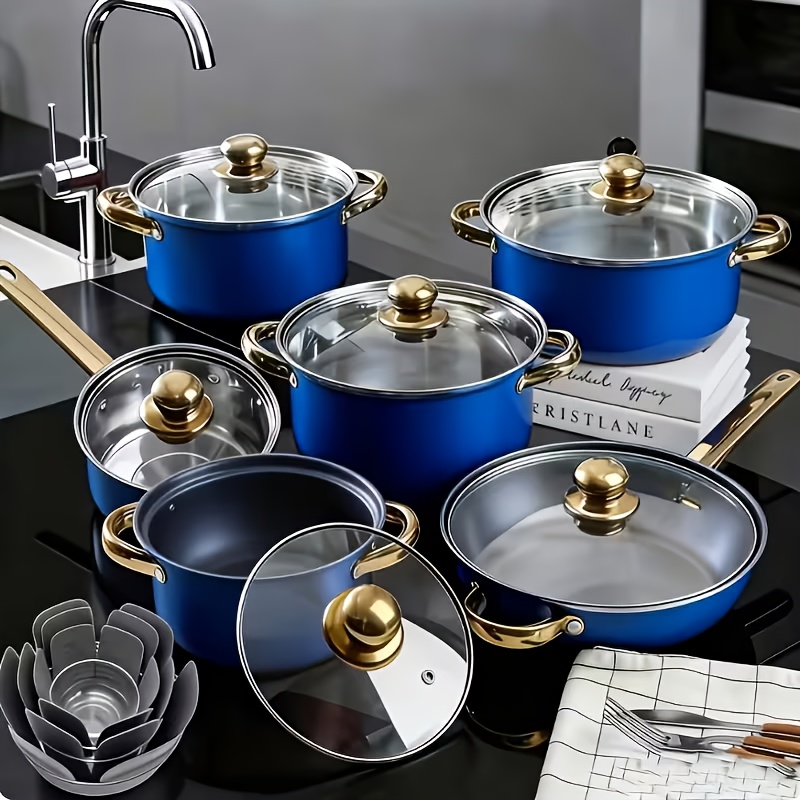 12-Piece Heavy-Duty Stainless  - đánh giá và giá Camping Outdoor Cooking Set