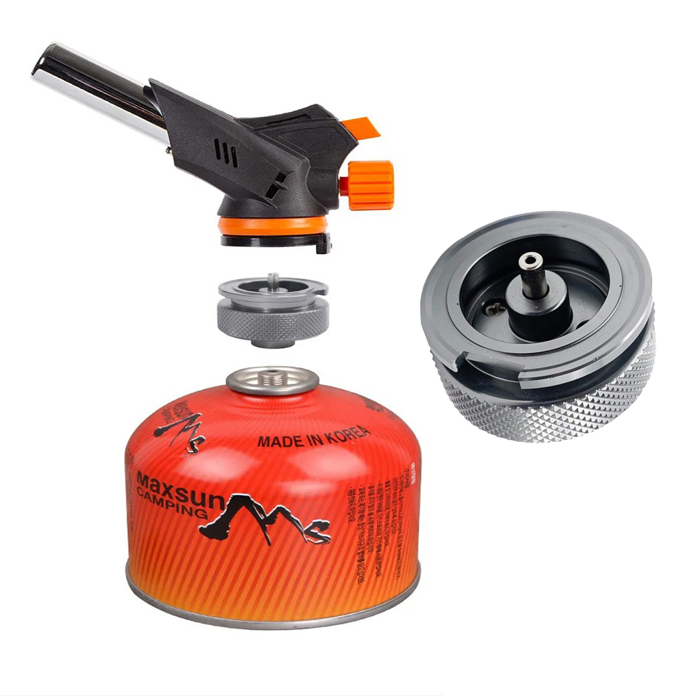 Aluminum Alloy Gas Canister Ad - đánh giá và giá Camping Cooking No Gas