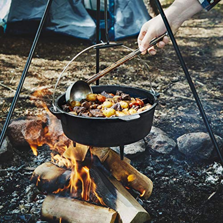 6Qt Cast Iron Camping Dutch Ov - đánh giá và giá Camp Dutch Oven Cast
