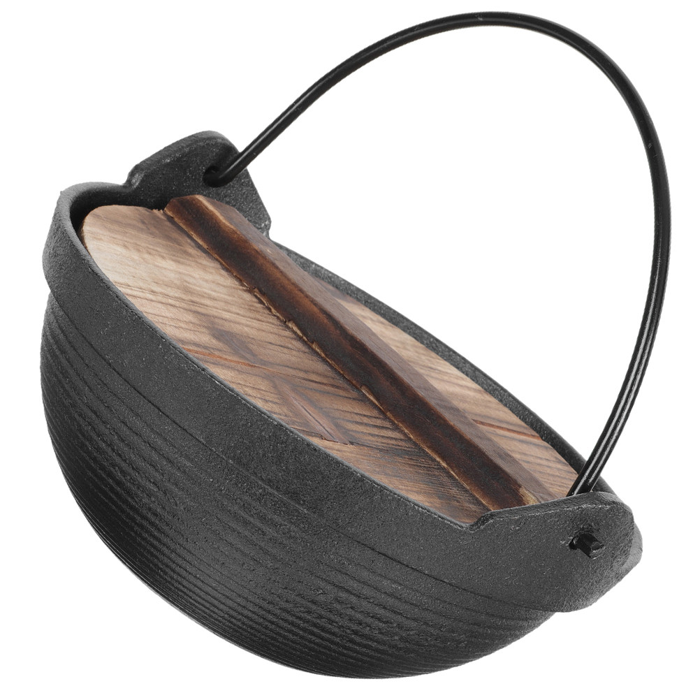 Premium Cast Iron Hanging Pot  - đánh giá và giá Japanese Camping Cooking
