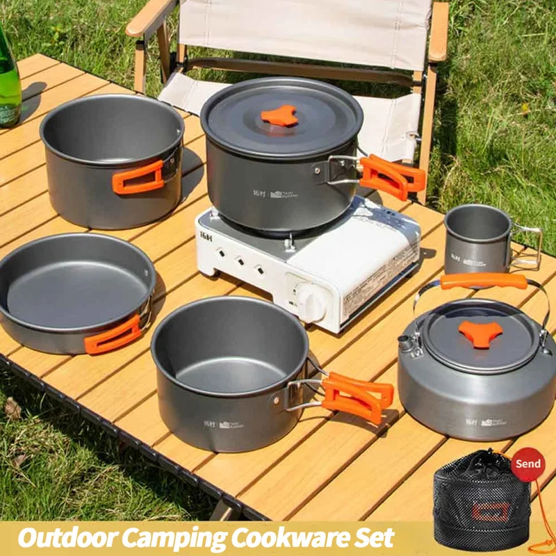 Camping Cookware Set – Outdoor - đánh giá và giá Camping Cooking Utensil Bag