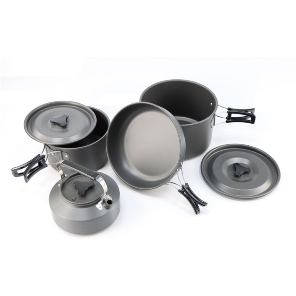 Lightweight Aluminum Alloy Out - đánh giá và giá Camping Cooking Pot Large