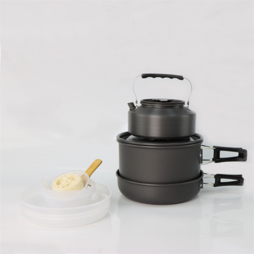 Lightweight Aluminum Alloy Out - đánh giá và giá Camping Cooking Pot Large