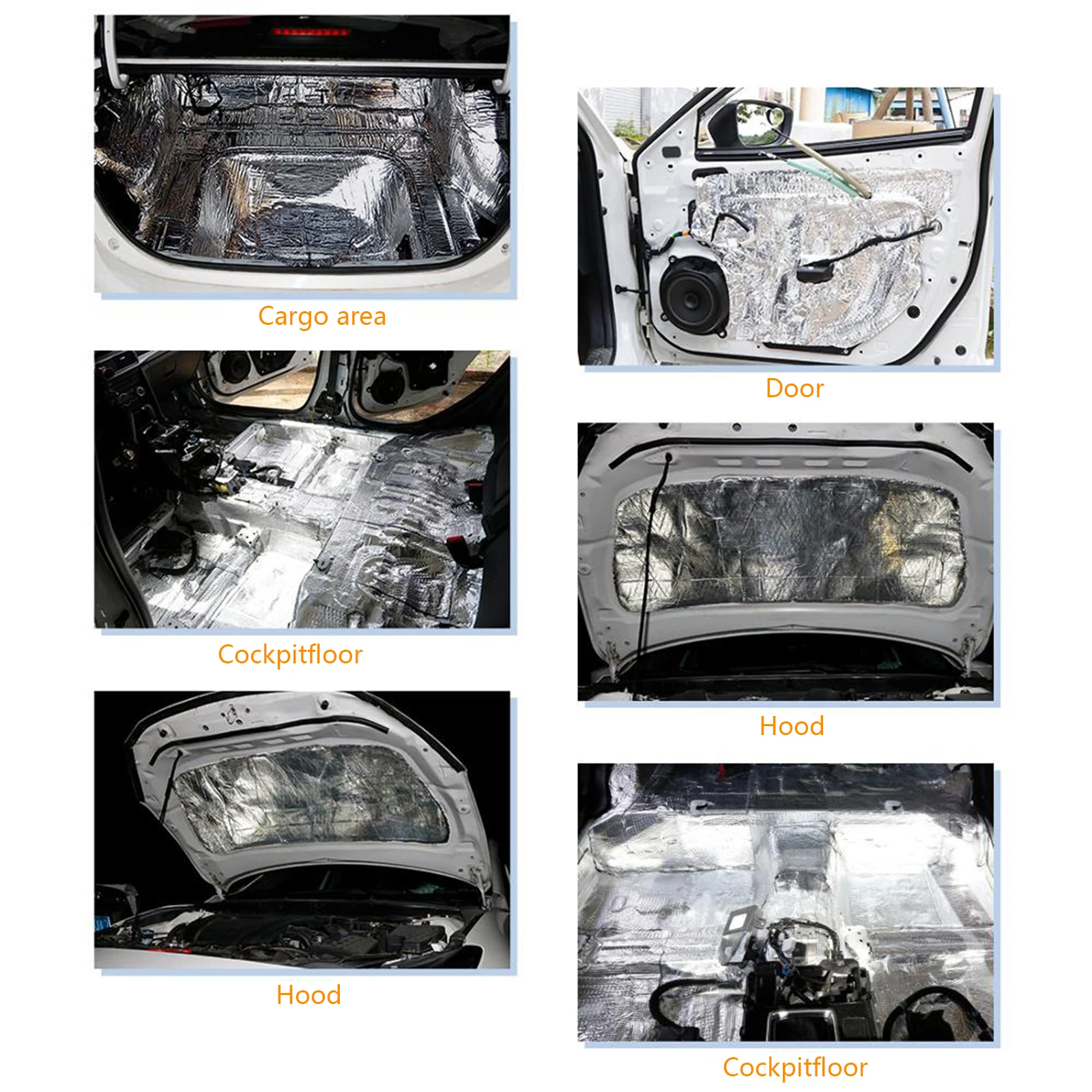 2000*500mm 5/10mm Car Sound Ma - đánh giá và giá Aluminum Foil Heavy Duty