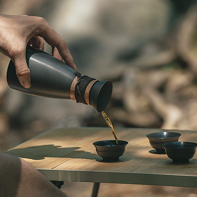 Outdoor Camping Wine Set ALOCS - đánh giá và giá Vintage Camping Cooking Set