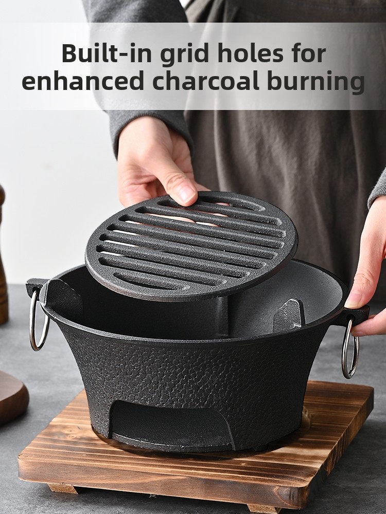 Indoor Outdoor Cast Iron BBQ S - đánh giá và giá Vintage Camping Cooking Set