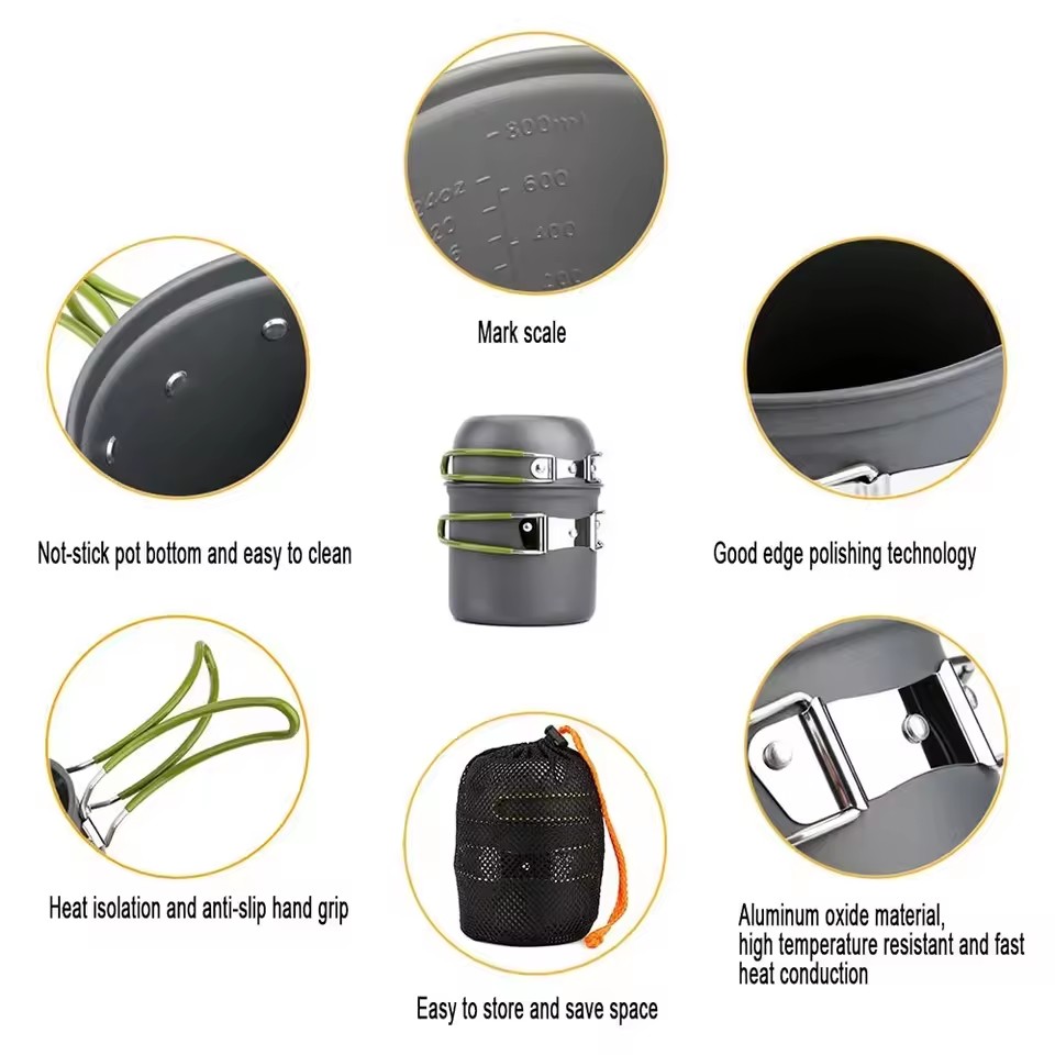 Ultralight Camping Cookware Me - đánh giá và giá Camping Cooking No Gas