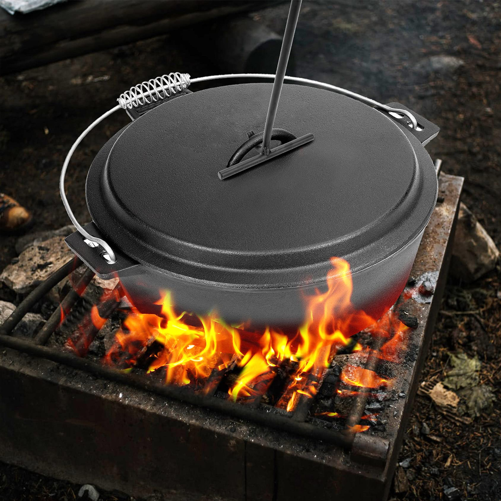 19.5cm Dutch Oven Lid Lifter C - đánh giá và giá Camp Dutch Oven Cast