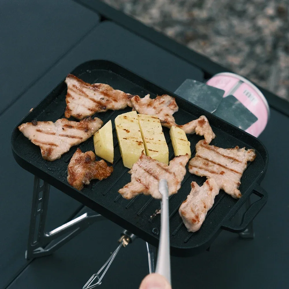 Mini Grill Plate Set Thickened - đánh giá và giá Camping Cooking Hot Plate