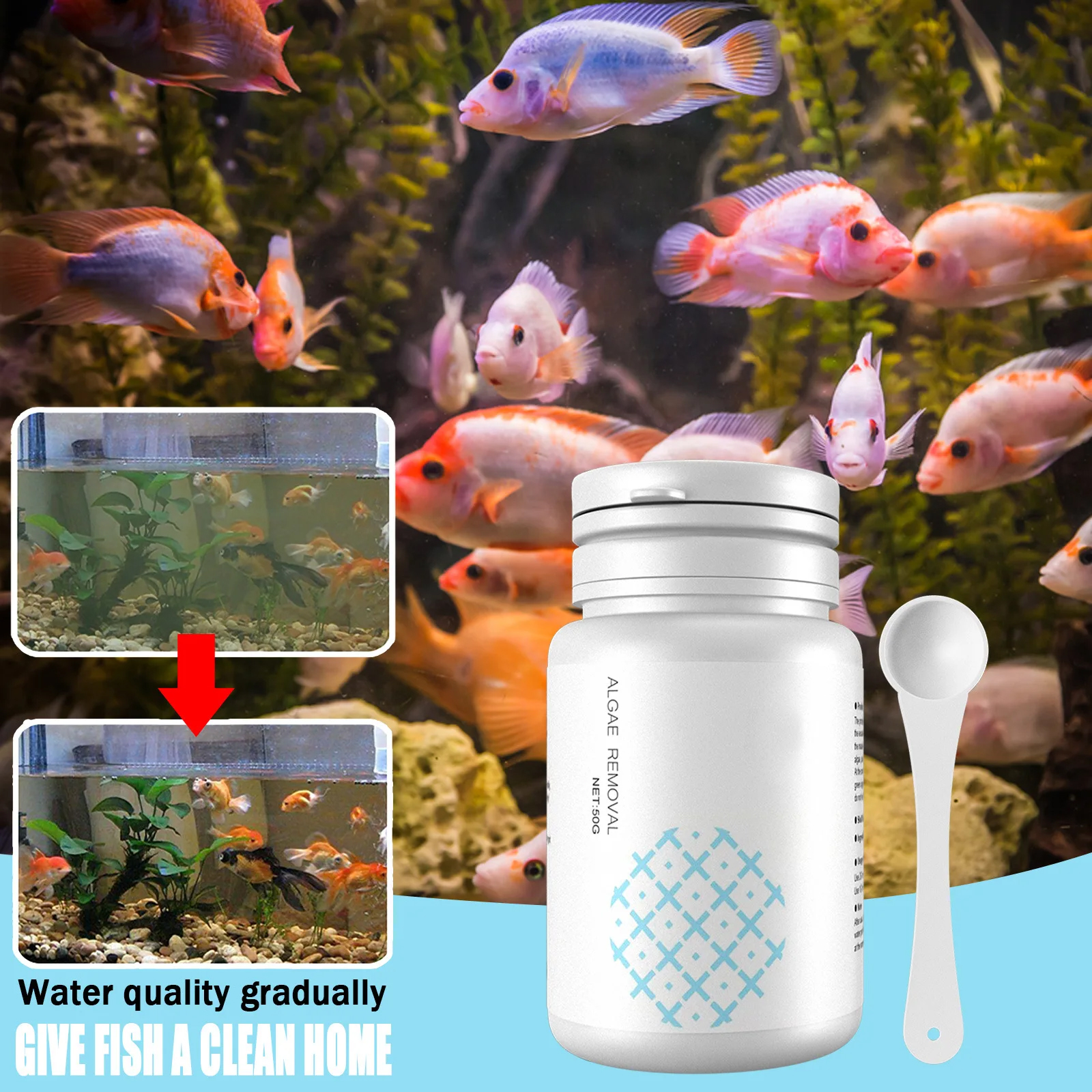 Algae Control Tablets for Aqua - đánh giá và giá Water Purification Tablet