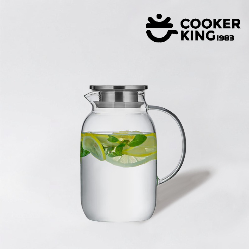 COOKER KING 1.8/2.5L Glass Wat - đánh giá và giá Camping Cooking Pot Large