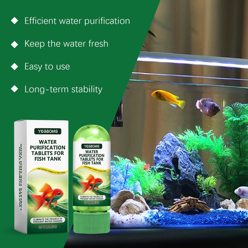 Fish Tank Water Purification T - đánh giá và giá Water Purification Tablet