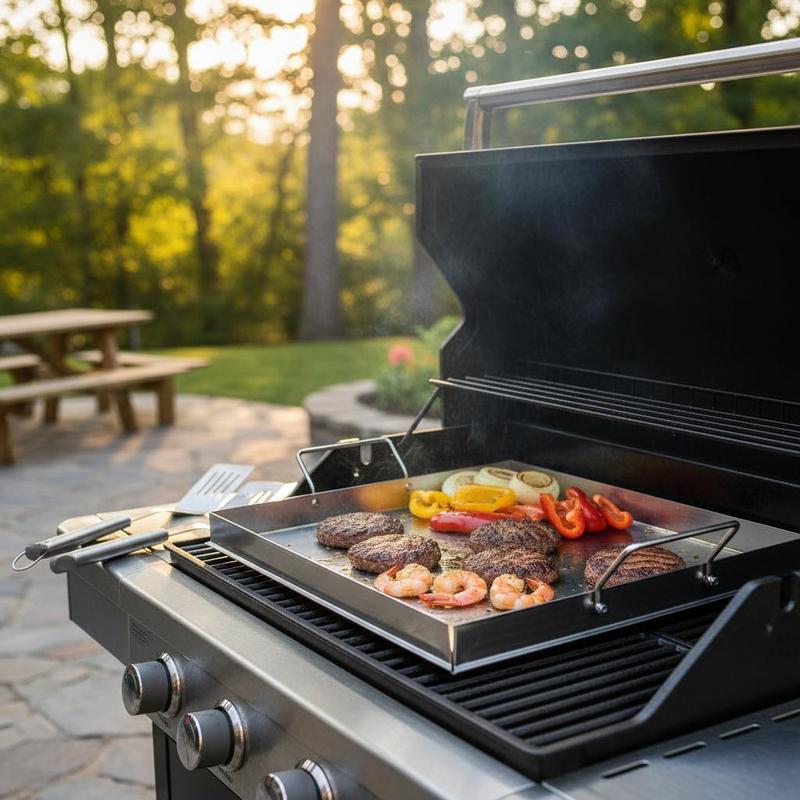Universal Flat Top Griddle 18x - đánh giá và giá Camping Cooking Hot Plate