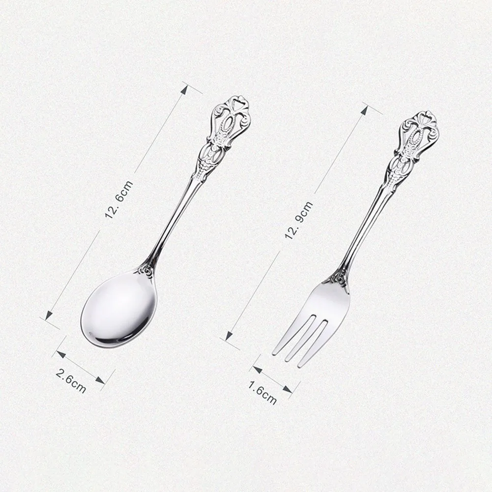 1 Pair Vintage Gold Spoon Fork - đánh giá và giá Vintage Camping Cooking Set