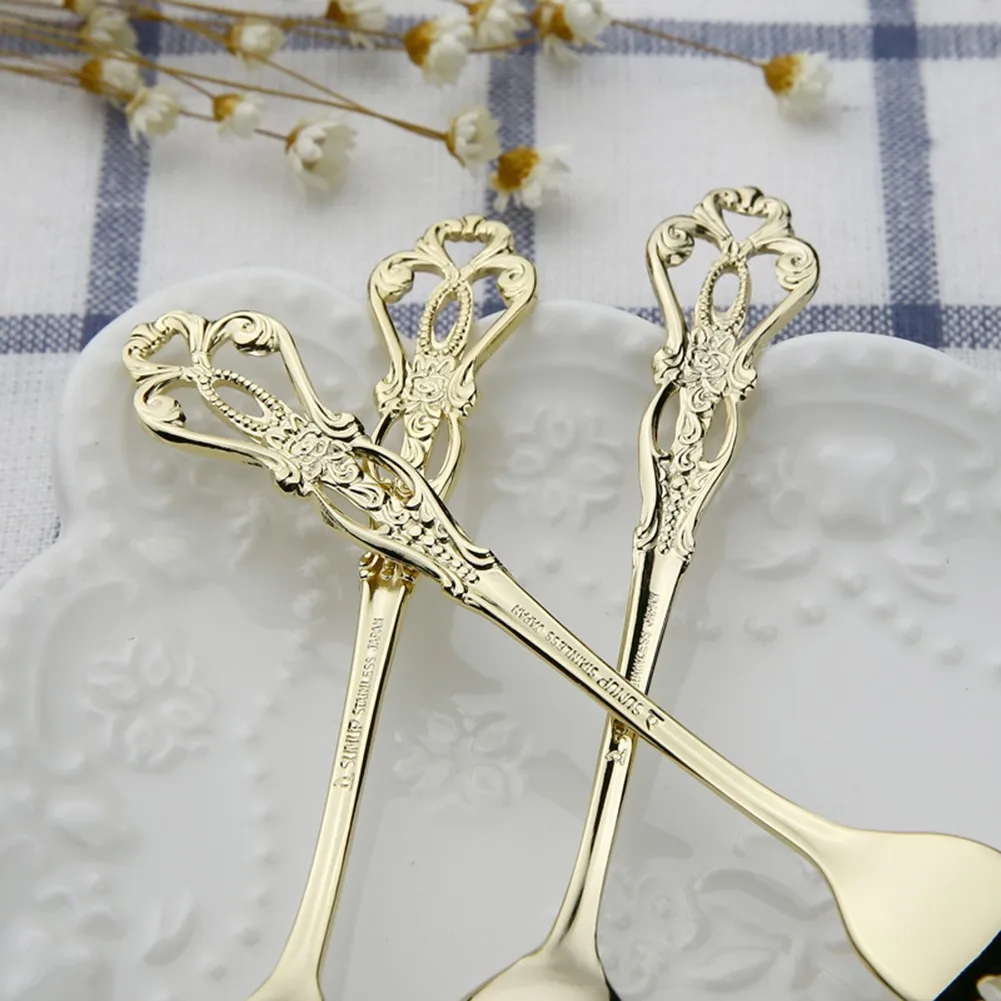 1 Pair Vintage Gold Spoon Fork - đánh giá và giá Vintage Camping Cooking Set