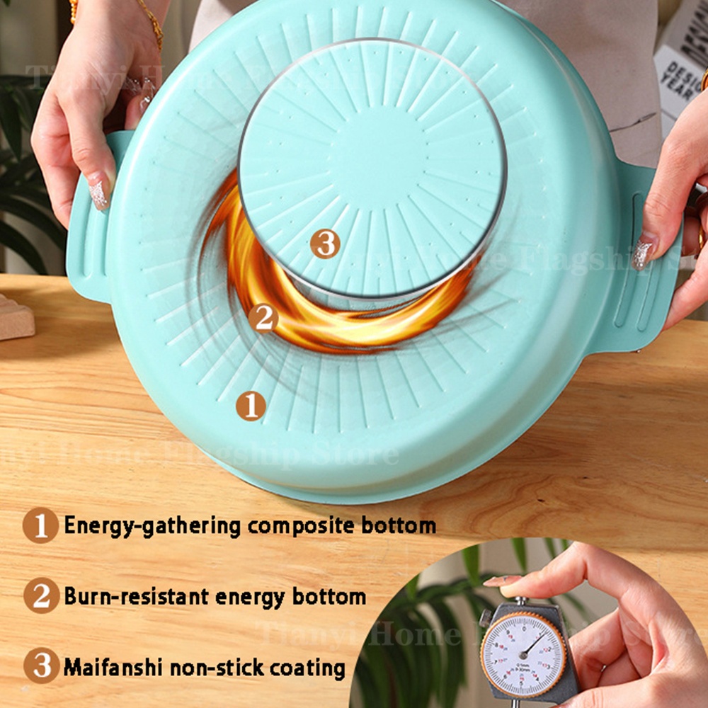 Grill Pan Round Non-Stick Barb - đánh giá và giá Camping Cooking Dishes