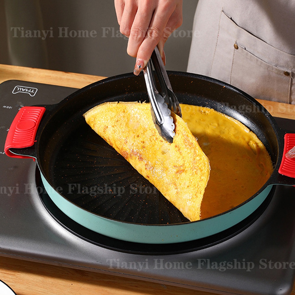 Grill Pan Round Non-Stick Barb - đánh giá và giá Camping Cooking Dishes