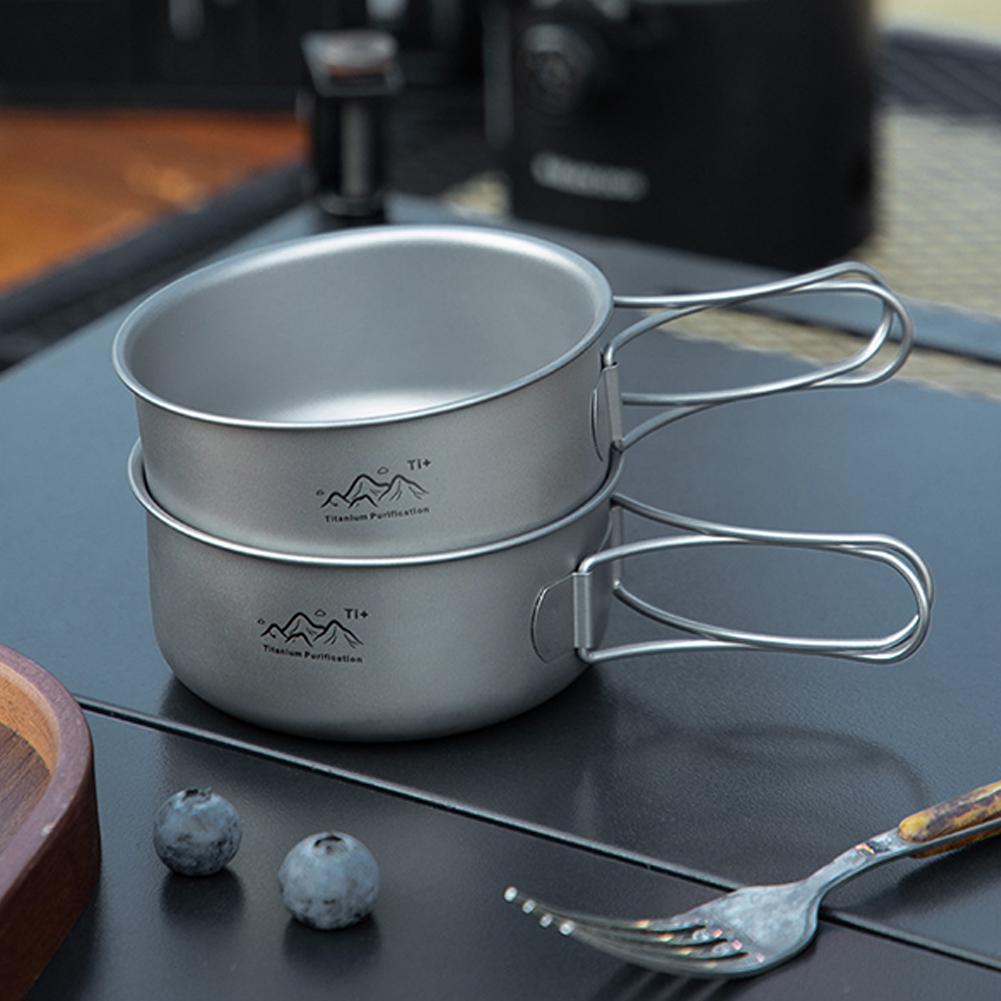 Compact Titanium Alloy Camping - đánh giá và giá Camping Cooking Dishes