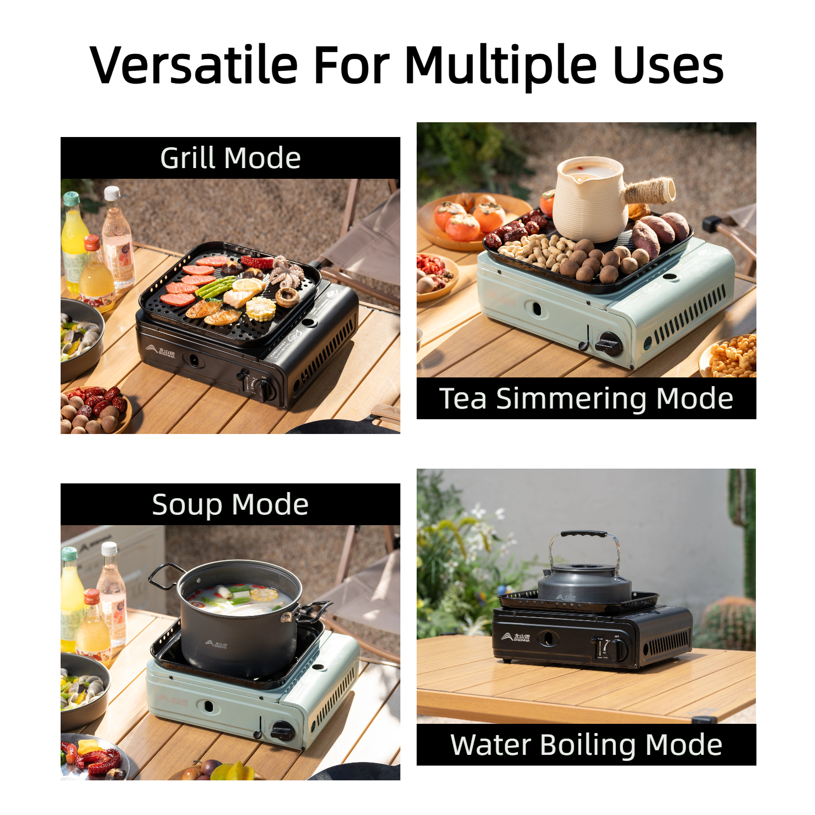 BISINNA Camping Gas Stove Port - đánh giá và giá Camping Cooking No Gas