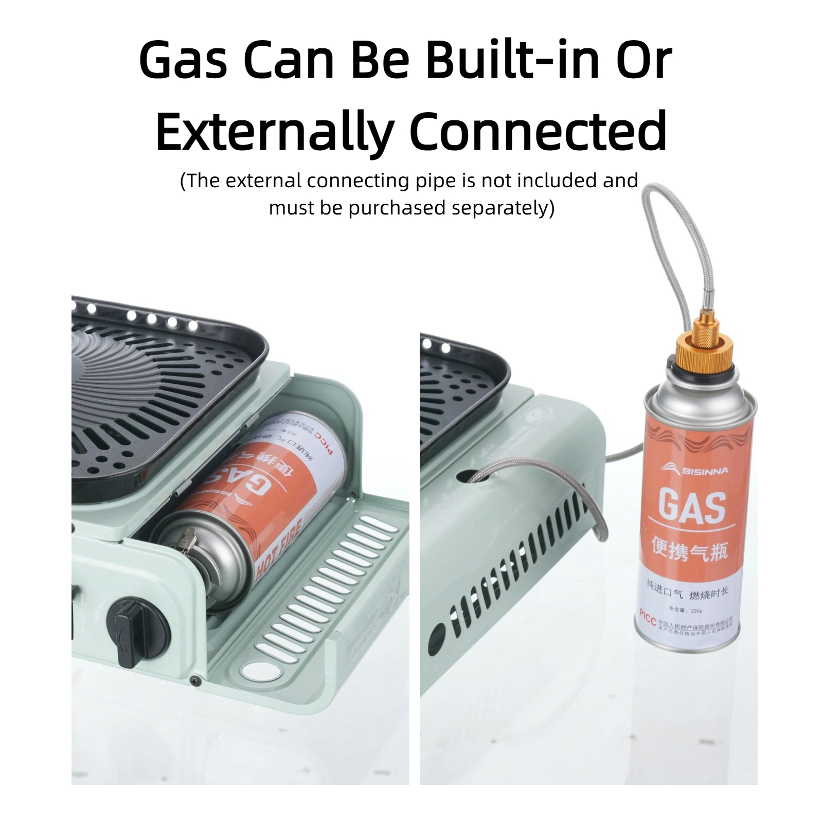 BISINNA Camping Gas Stove Port - đánh giá và giá Camping Cooking No Gas