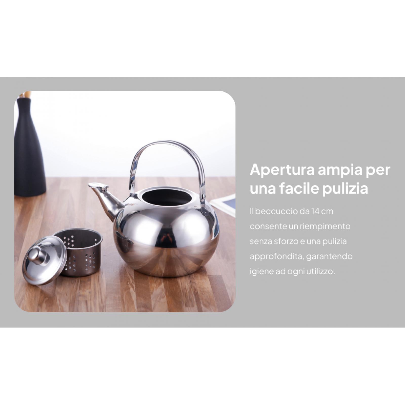 Stainless Steel Tea Pot with A - đánh giá và giá Camping Cooking Pot Large