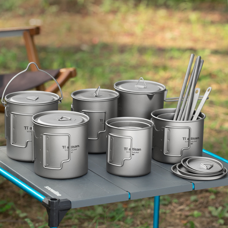 Tiartisan Outdoor Titanium Lig - đánh giá và giá Camping Cooking Dishes