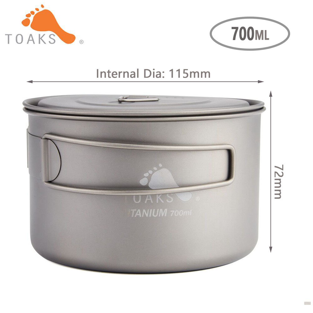 TOAKS Pure Titanium Camping Co - đánh giá và giá Camping Cooking Meals