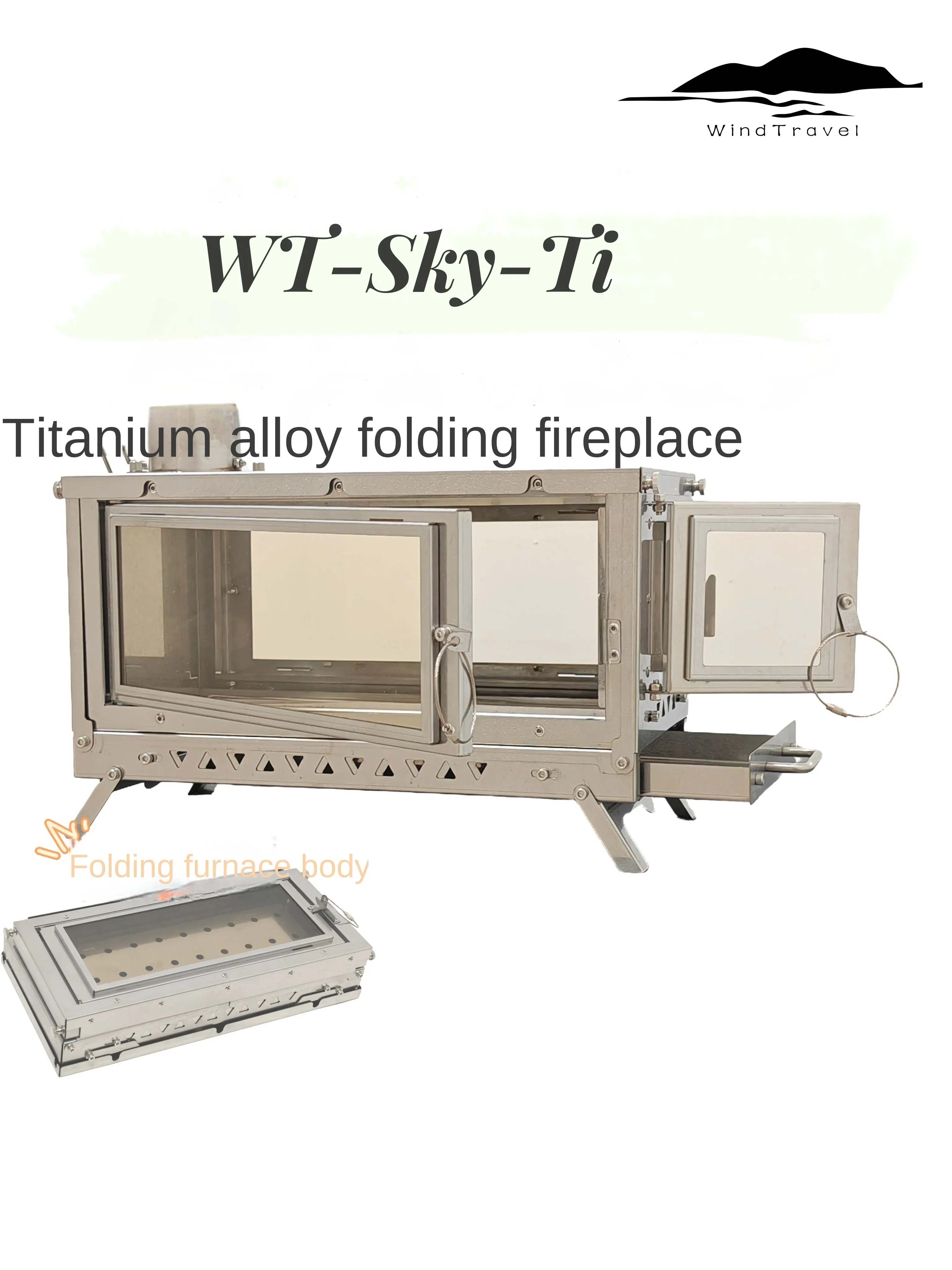 WT-Sky-Ti titanium alloy foldi - đánh giá và giá Camping Cooking Grate