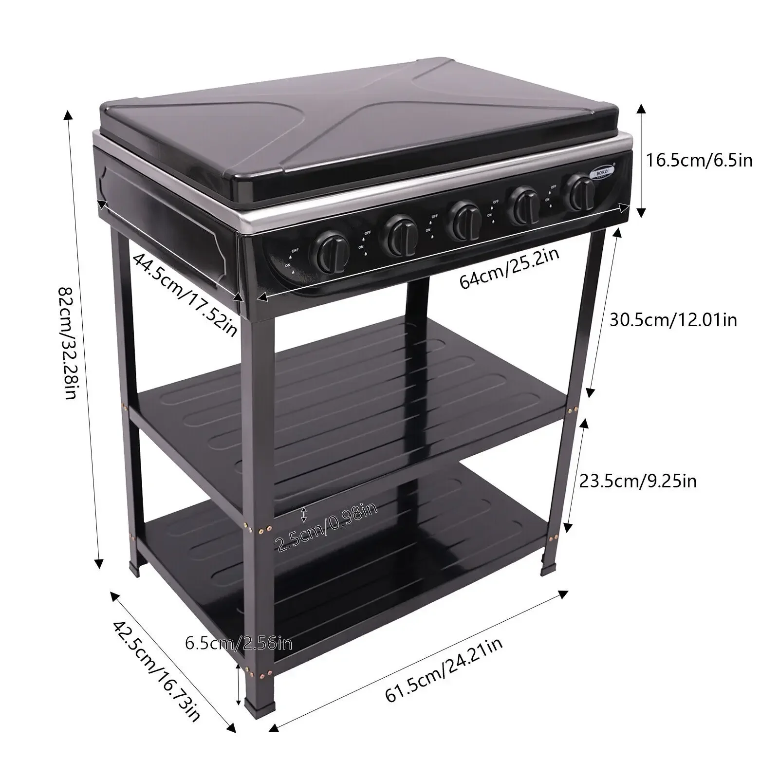 5 Burner Natural Gas Stove 12. - đánh giá và giá Camping Cooking Range