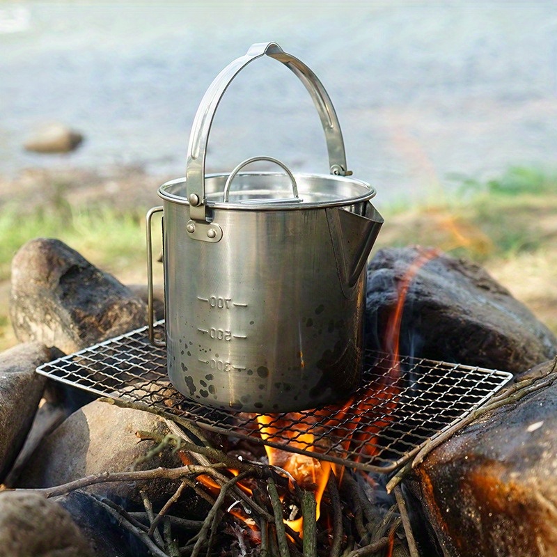 1PC Compact and Portable 1.2L  - đánh giá và giá Camping Cooking Dishes