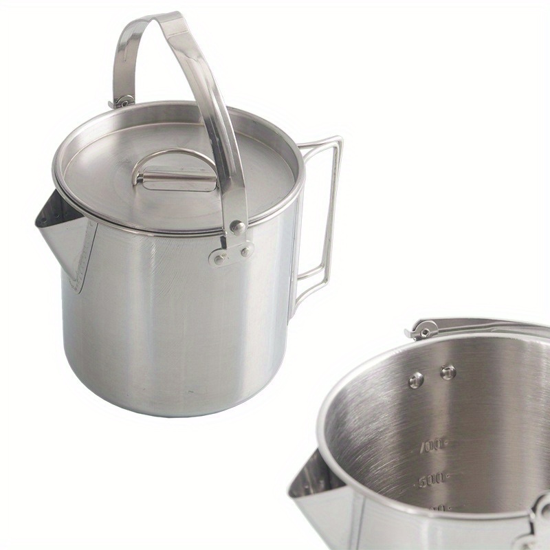 1PC Compact and Portable 1.2L  - đánh giá và giá Camping Cooking Dishes