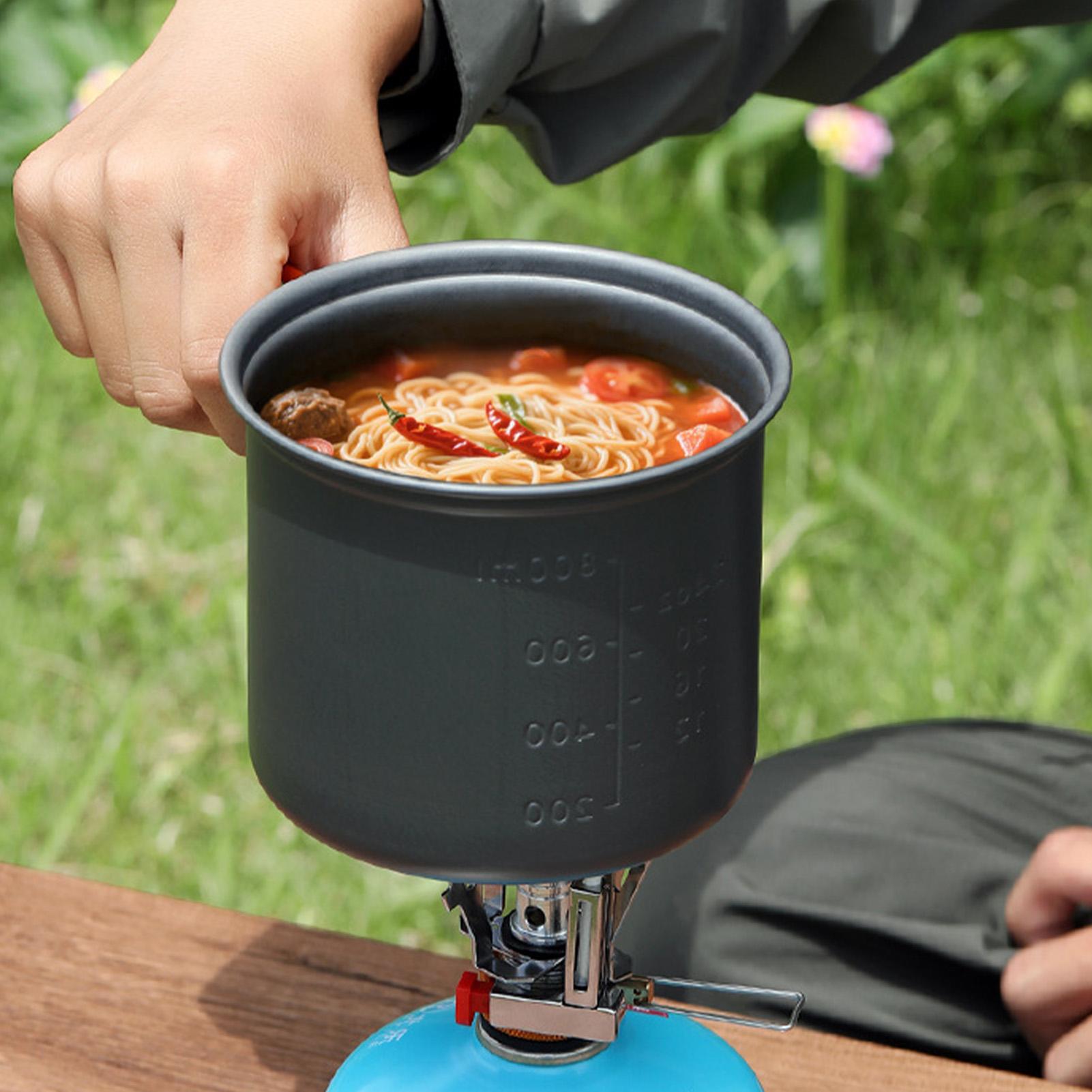 Portable Camping Cookware Set  - đánh giá và giá Camping Cooking No Gas