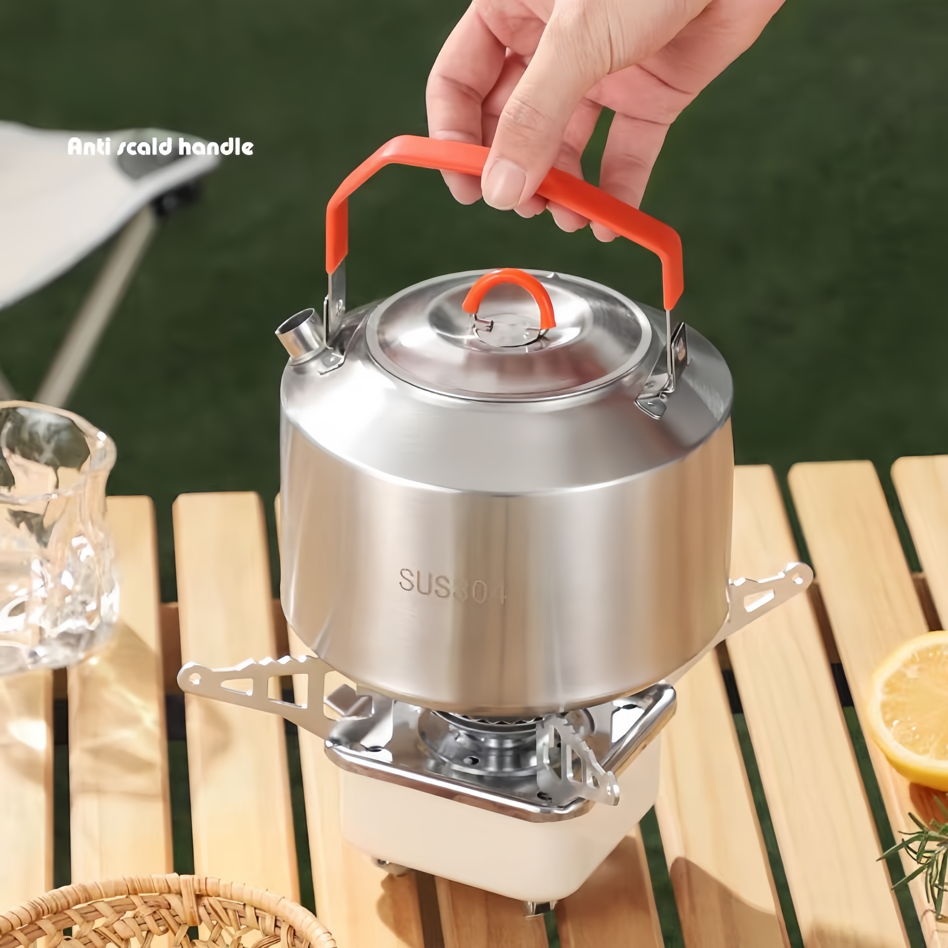 Durable Stainless Steel Campin - đánh giá và giá Camping Cooking Pot Large