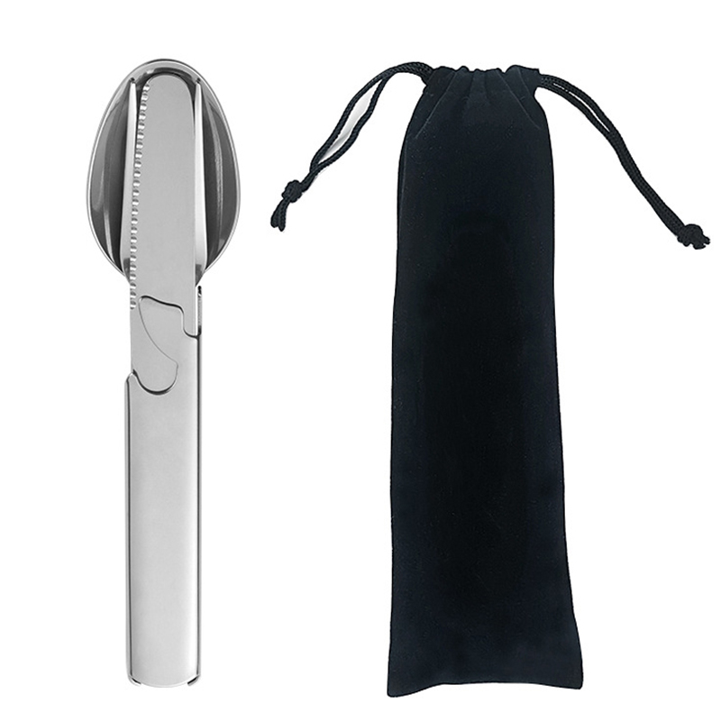 4Pcs/Set Portable Stainless St - đánh giá và giá Quechua Camping Cooking Set