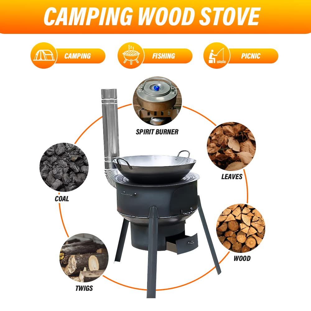 58cm Portable Detachable Outdo - đánh giá và giá Camping Cooking Hot Plate
