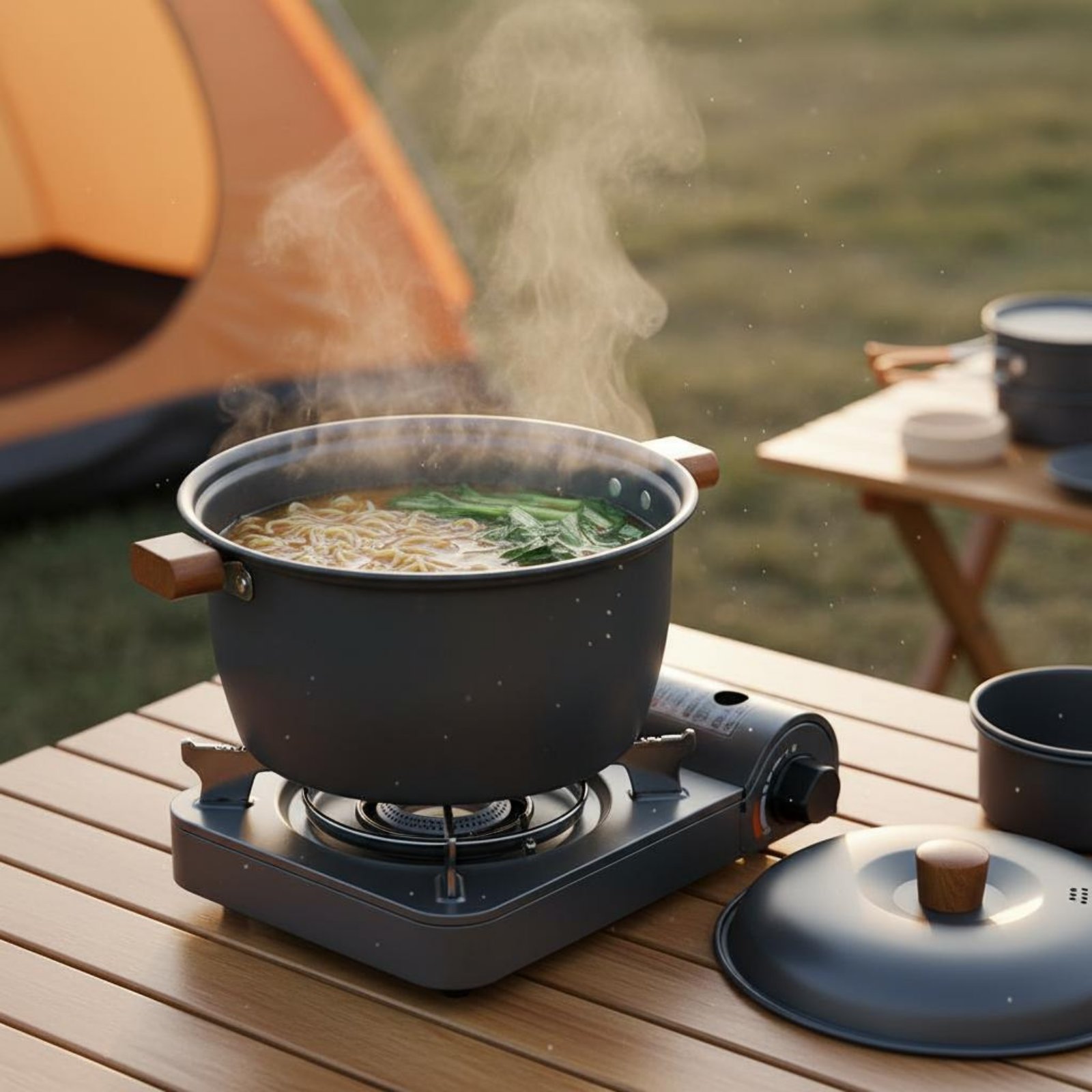 Outdoor Cooking Pot Large Capa - đánh giá và giá Camping Cooking Pot Large
