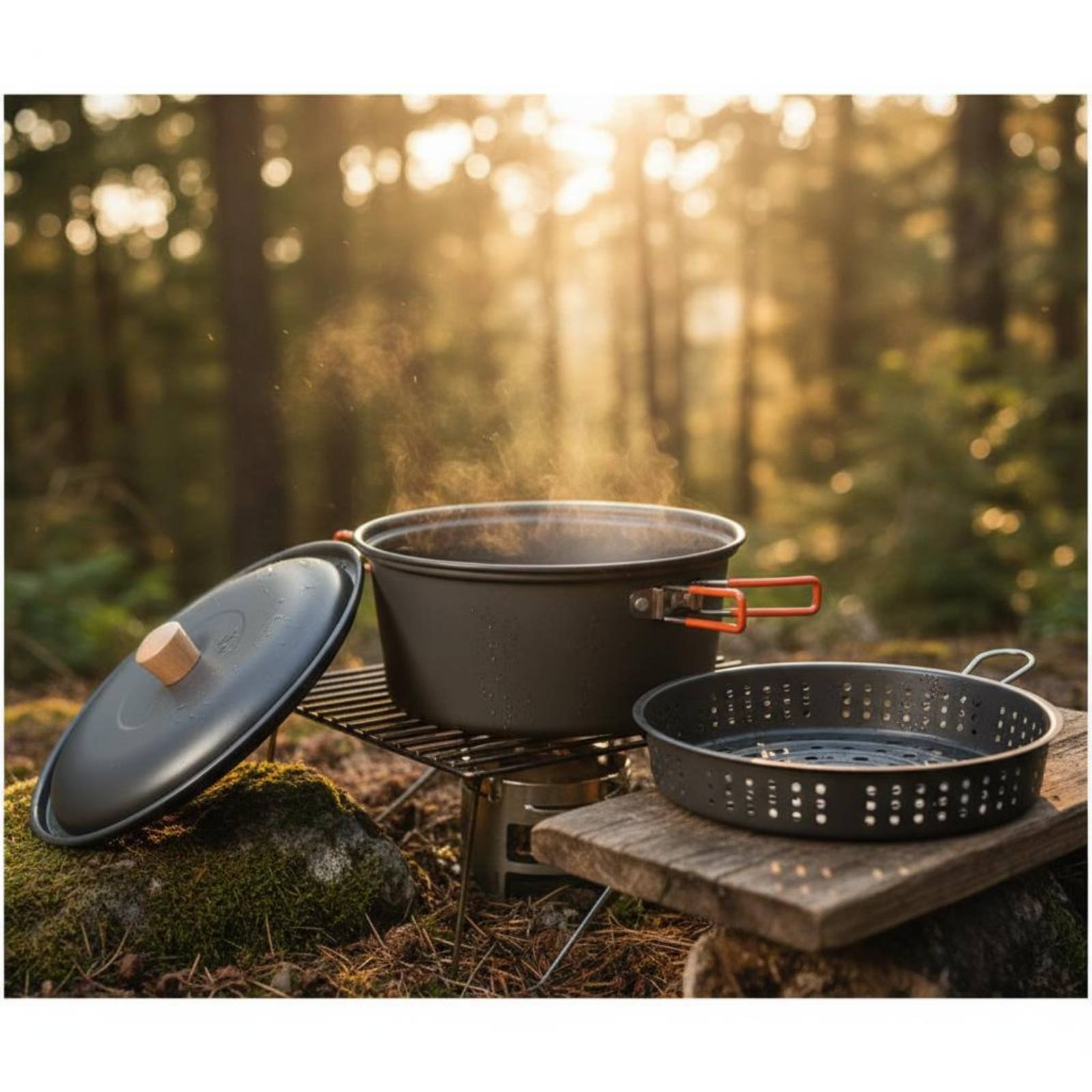 Outdoor Cooking Pot Large Capa - đánh giá và giá Camping Cooking Pot Large