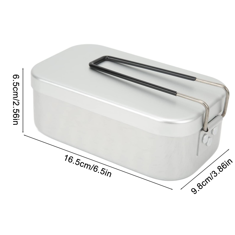 800ML Aluminum Lunch Boxes Out - đánh giá và giá Camping Outdoor Cooking Set