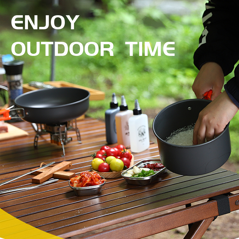 Camping Cooking Set, Outdoor K - đánh giá và giá Camping Cooking Utensil Bag