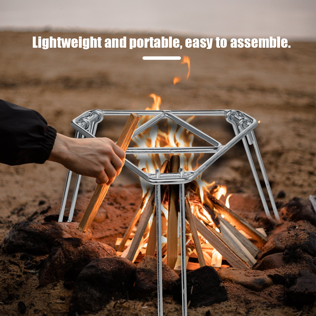 Stainless Steel Campfire Rack  - đánh giá và giá Camping Cooking Grate
